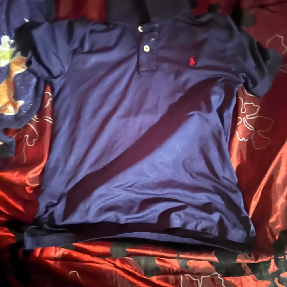 Ralph Lauren Kids Blue Polo Shirt